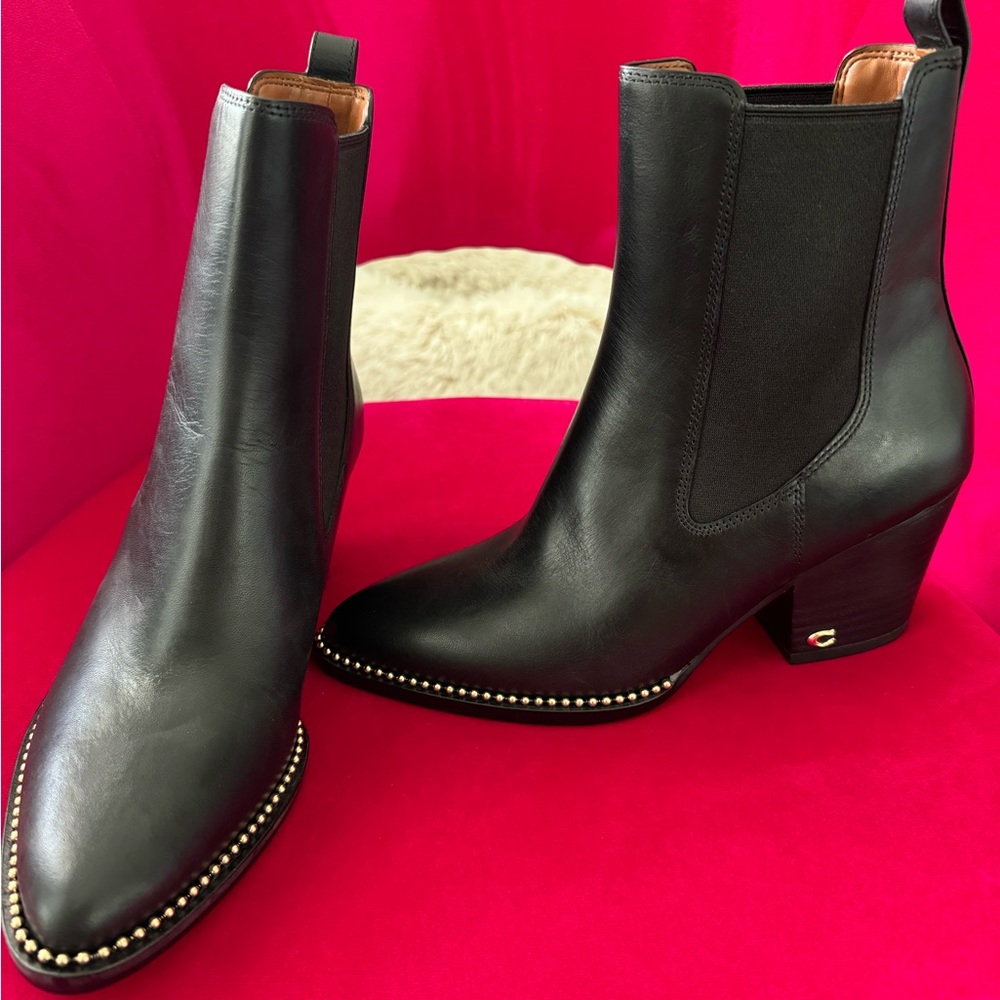 Coach Pierce Leather Bootie